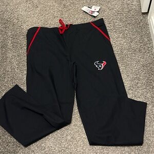 Houston Texans Black Scrubs /Lounge Pants Size Sz Small